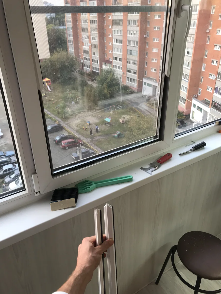 замер стеклопакета окна (ремонт окон замена стеклопакета)